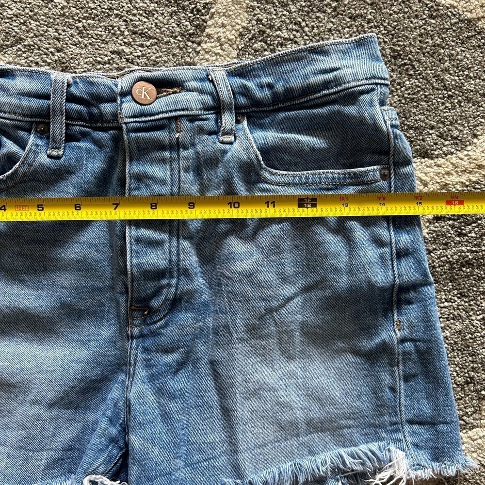 Calvin Klein Jeans Denim Cutoff Shorts - Picture 7 of 7